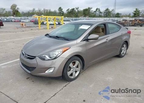 2013 Hyundai Elantra Gls from USA, damaged, VIN 5NPDH4AE0DH238595